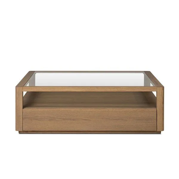 Product Image 1 for Shiloh Tempered Glass Coffee Table from Four Hands