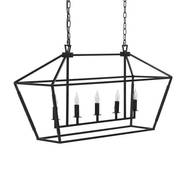 Product Image 3 for Arnold Rectangular Chandelier from Gabby