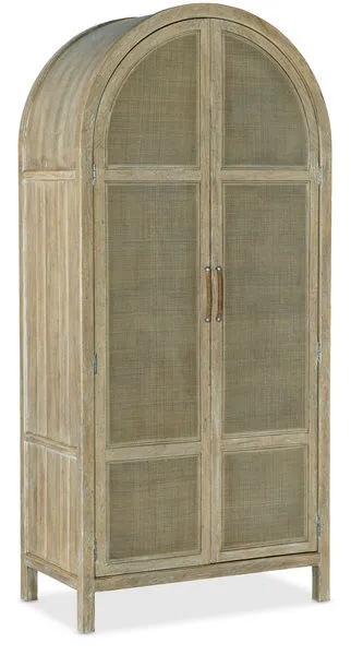 Product Image 1 for Surfrider Pecan Veneer & Rattan Wardrobe from Hooker Furniture