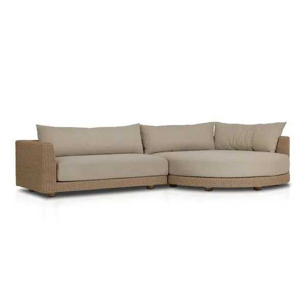Product Image 1 for Sylvan Outdoor 2 Piece Sectional with Chaise from Four Hands