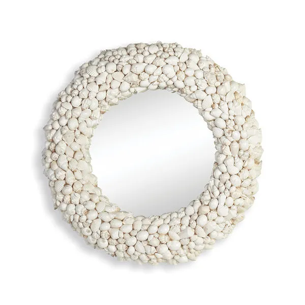 Product Image 1 for White Cove Round Mirror 20" from Napa Home And Garden