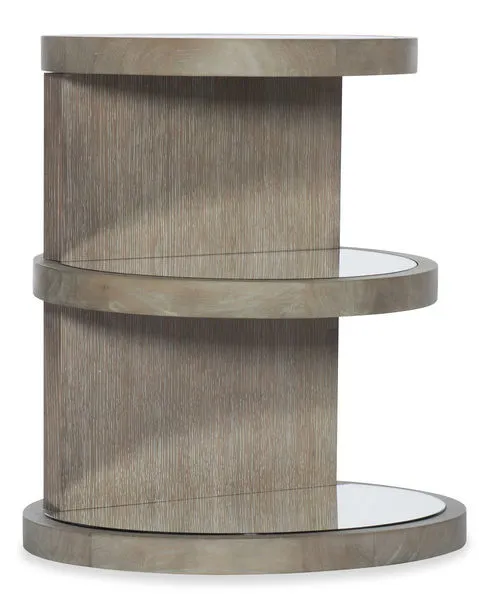 Product Image 1 for Affinity Oak Veneer Round End Table from Hooker Furniture