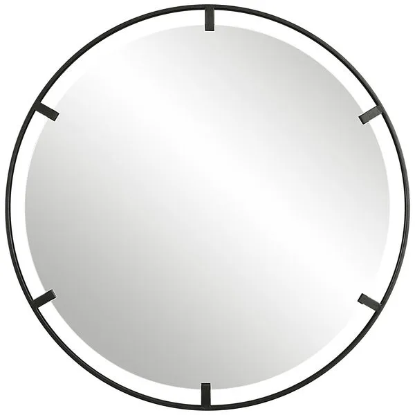 Product Image 4 for Cashel Round Iron Mirror from Uttermost