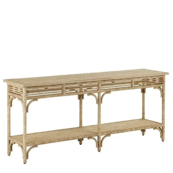 Product Image 1 for Olisa Large Rope Console Table from Currey & Company