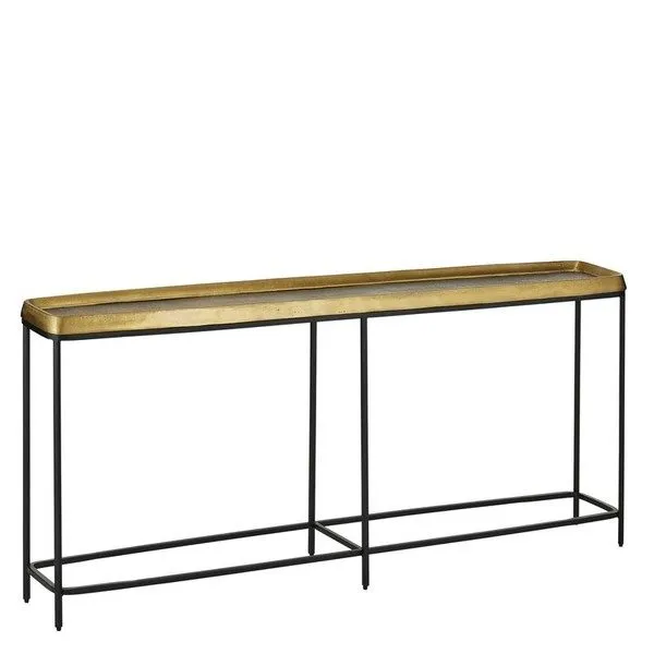 Product Image 1 for Tanay Brass Console Table from Currey & Company