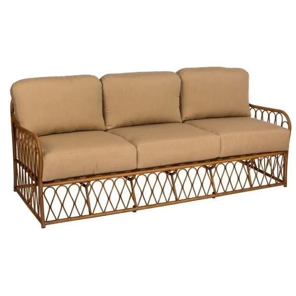 Product Image 2 for Cane Sofa Bench from Woodard