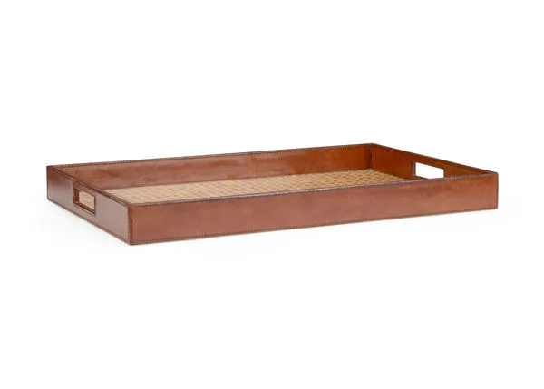 Product Image 1 for Lennon Leather Tray from Chelsea House