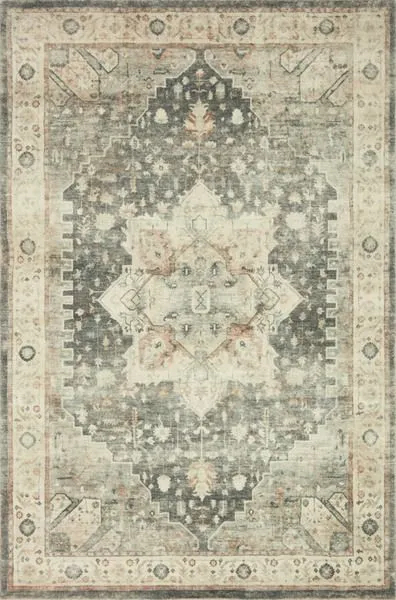 Product Image 4 for Rosette Slate / Ivory Rug from Loloi