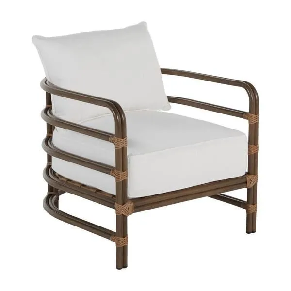 Product Image 1 for Malibu Burlap/Oak Barrel Chair from Summer Classics