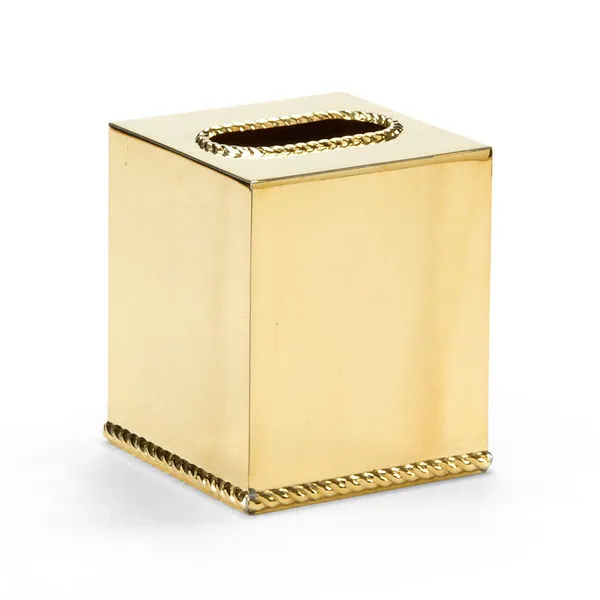 Product Image 1 for Iris Brass Tissue Box Cover from Wildwood Home
