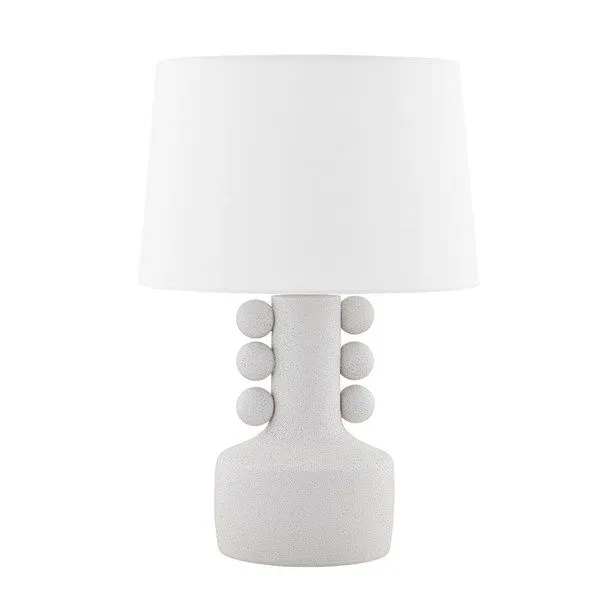 Product Image 1 for Amalia Modern White Ceramic Table Lamp from Mitzi