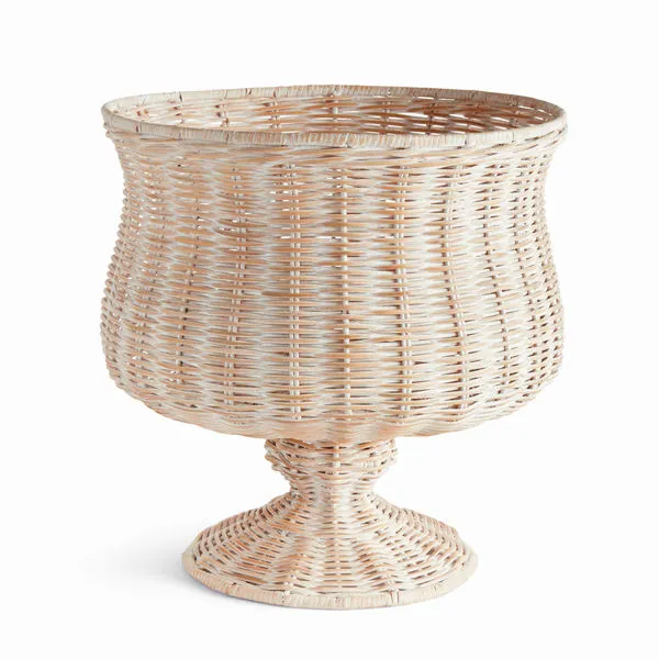 Product Image 1 for Chesapeake Rattan Footed Urn Wide from Napa Home And Garden