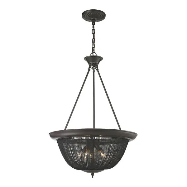 Product Image 1 for Pesaro 5 Light Pendant In Oil Rubbed Bronze from Elk Lighting