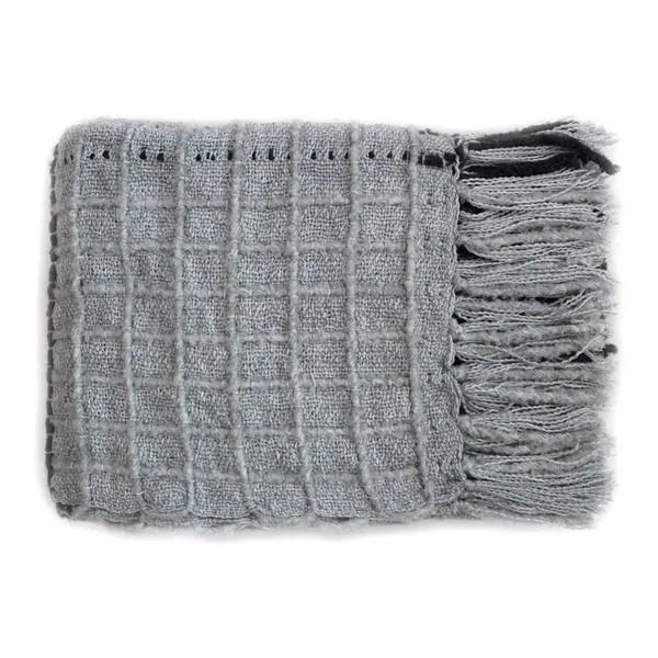 Product Image 3 for Felicity Throw Charcoal from Moe's