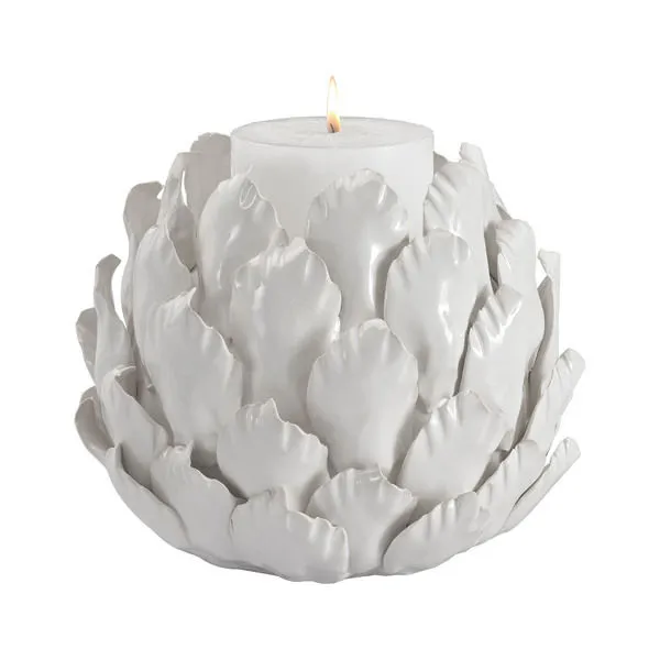 Product Image 1 for Ceramic Artichoke Candle Holder from Elk Home