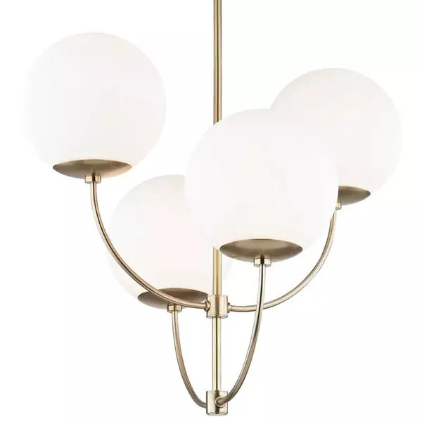 Product Image 1 for Carrie 4 Light Chandelier from Mitzi