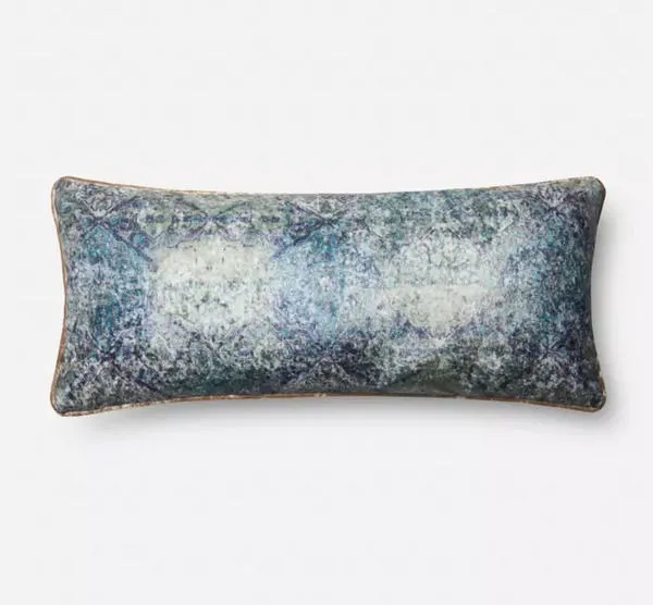Product Image 1 for P0565 Blue Pillow 13" X 35" from Loloi