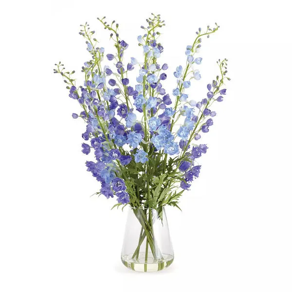 Product Image 1 for Barclay Butera Delphinium Arrangement In Vase 35" from Napa Home And Garden