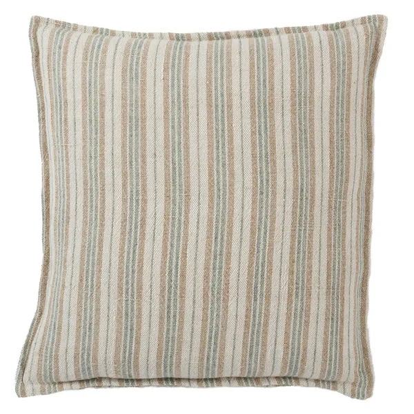 Product Image 5 for Lucien Striped Cream/ Mint Pillow from Jaipur 