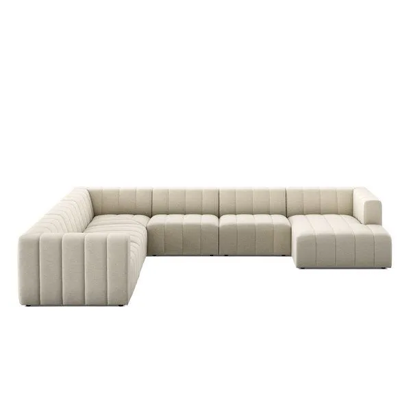 Product Image 1 for Langham 6-Piece Channeled Sectional from Four Hands