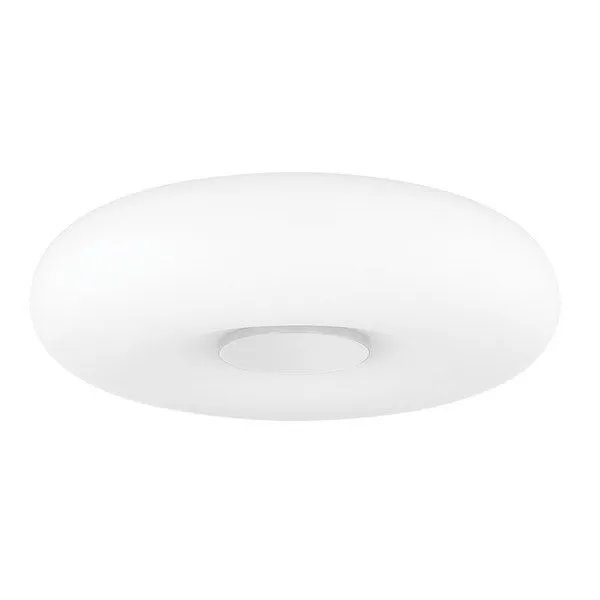 Product Image 1 for Imani 1-Light Modern Round Polished Nickel Flush Mount from Mitzi