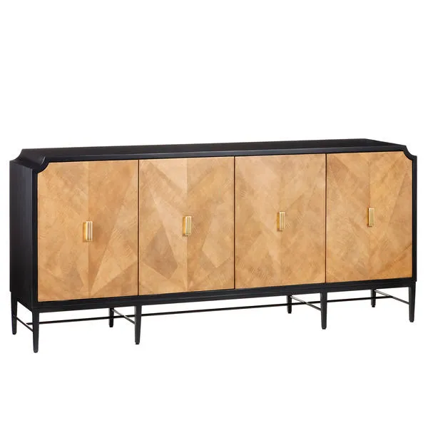 Product Image 1 for Kallista Taupe Credenza from Currey & Company