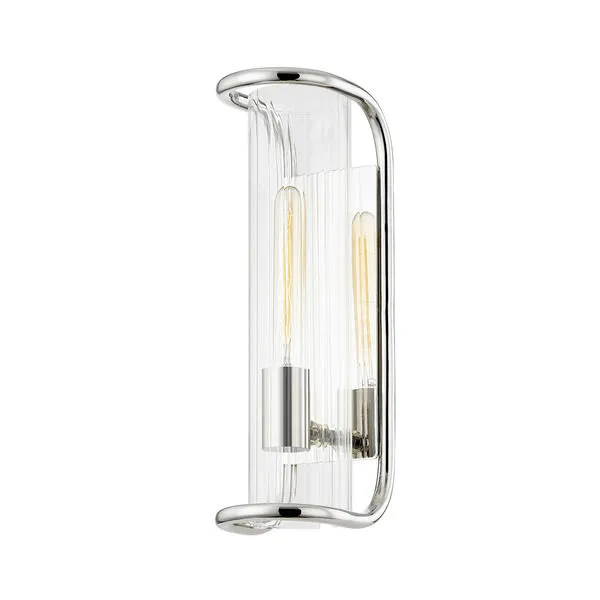 Product Image 1 for Fillmore 1-Light Wall Sconce - Polished Nickel from Hudson Valley