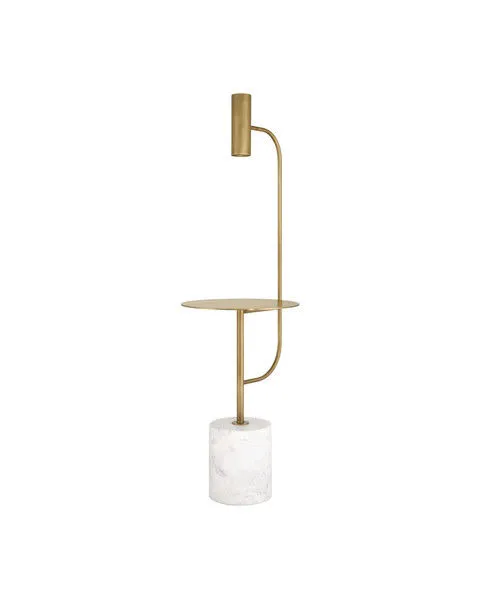 Product Image 1 for Eastlin Floor Lamp with Table from Currey & Company