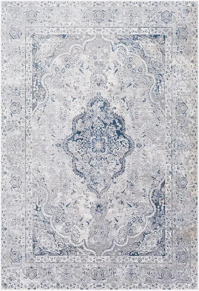 Product Image 6 for Aisha Gray / Dark Blue Rug from Surya