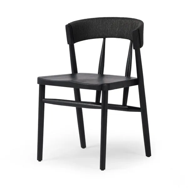 Product Image 1 for Buxton Black Oak Dining Chair from Four Hands