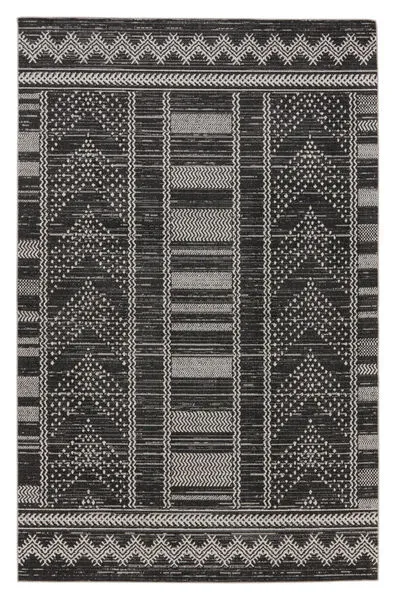 Product Image 9 for Mateo Tribal Black/ Light Gray Area Rug from Jaipur 