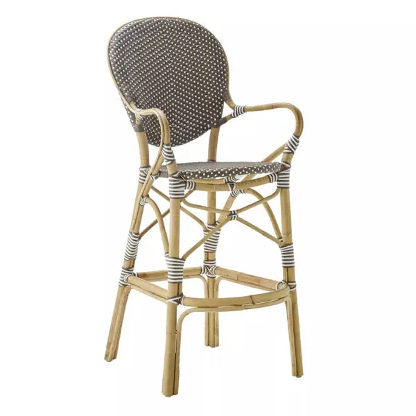 Product Image 1 for Isabell Rattan Bistro Bar Stool from Sika Design