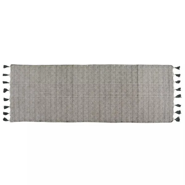 Product Image 4 for Venice Rug  Natural / Black With Grey Tassels from Homart