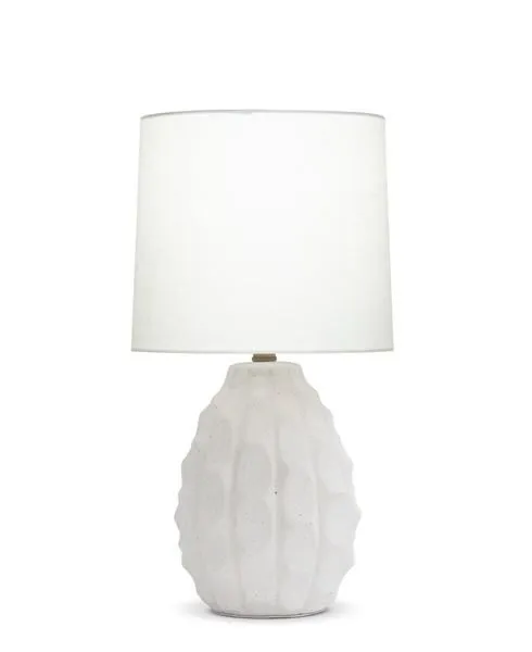 Product Image 1 for Smith Sculptural Ceramic Table Lamp - Off-White from FlowDecor