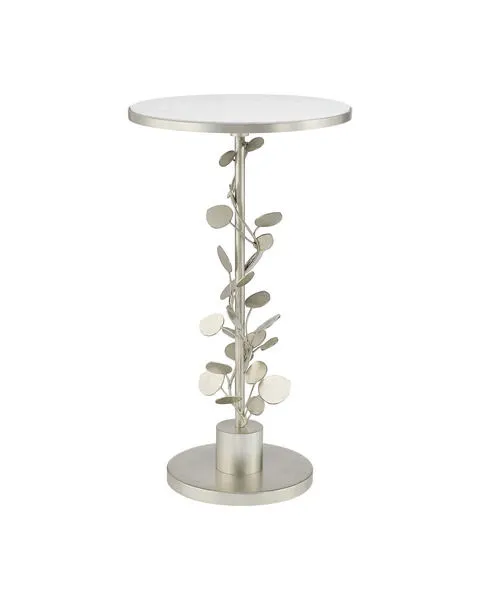 Product Image 1 for Lunaria Silver Accent Table from Currey & Company