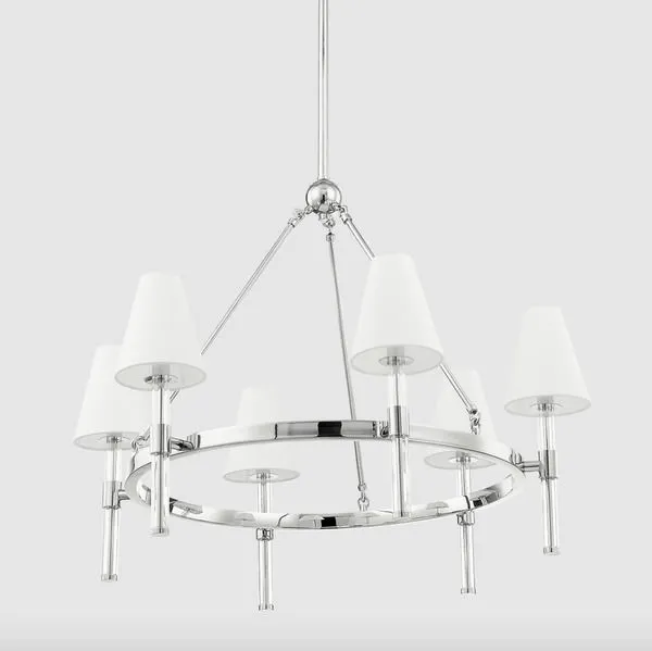 Product Image 3 for Janelle 6 Light Chandelier from Mitzi