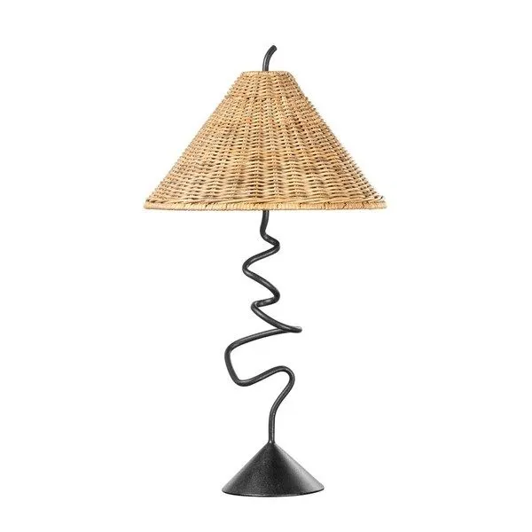 Product Image 1 for Alaric 1 Light Rattan Table Lamp from Troy Lighting