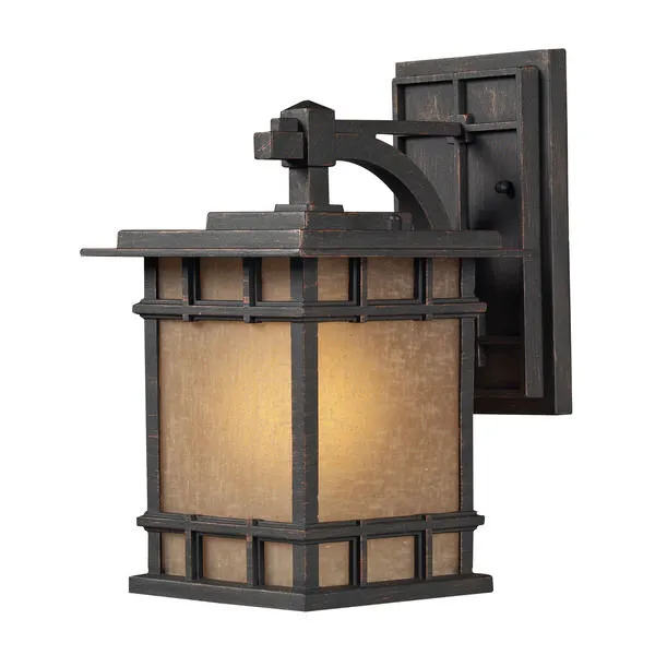 Product Image 1 for Newlton 1 Light Outdoor Sconce In Weathered Charcoal from Elk Lighting