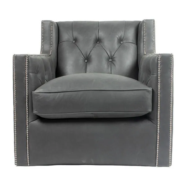 Product Image 7 for Candace Black Leather Chair from Bernhardt Furniture