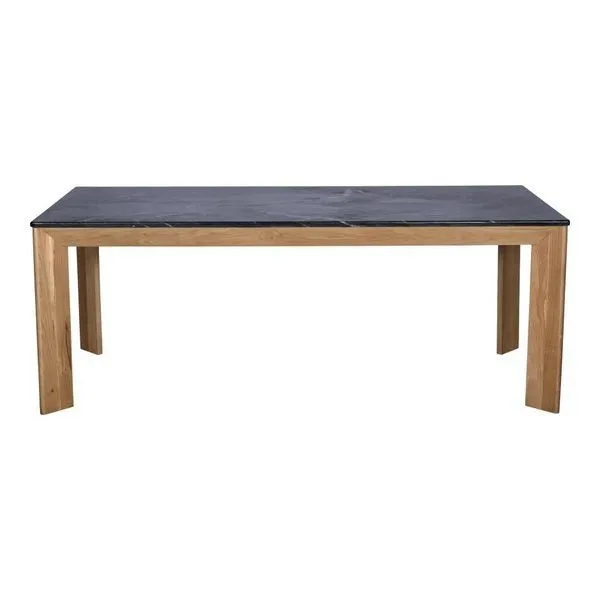 Product Image 4 for Angle Marble Dining Table Rectangular Large from Moe's