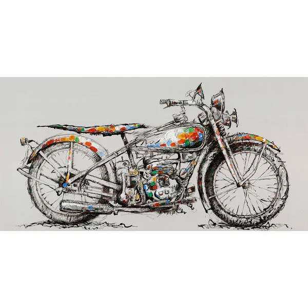 Product Image 1 for Motorbike Wall Décor from Moe's