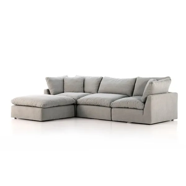 Product Image 10 for Stevie 3 Piece Sectional Sofa with Ottoman from Four Hands