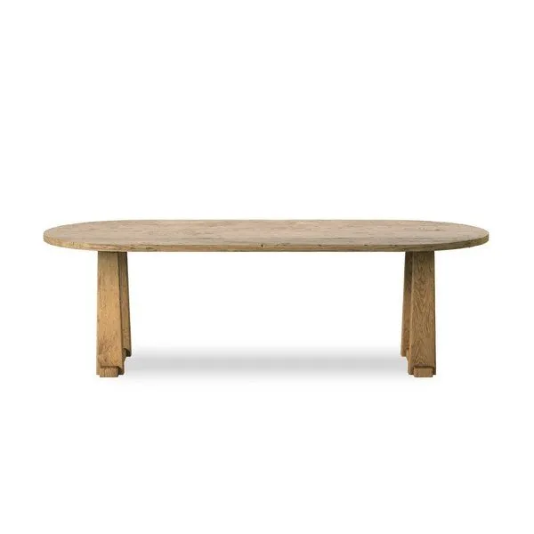 Product Image 1 for Ayla Dining Table - Worn Oak Veneer from Four Hands