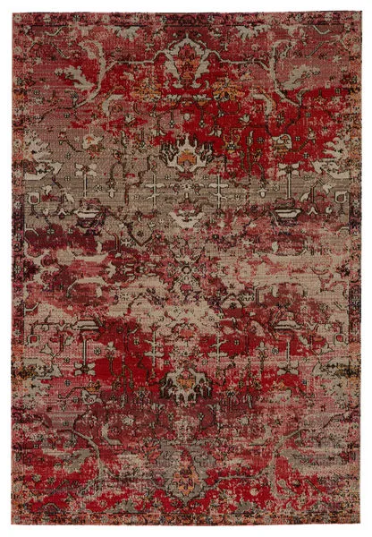 Product Image 5 for Fayette Indoor/ Outdoor Oriental Red/ Beige Rug from Jaipur 