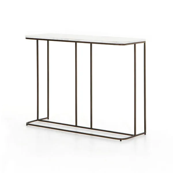 Product Image 9 for Adalley Small Console Iron Matte Brass from Four Hands
