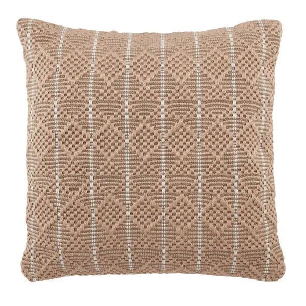 Product Image 5 for Lindy Indoor/ Outdoor Tan/ Ivory Geometric Pillow from Jaipur 