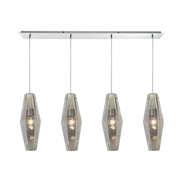 Product Image 1 for Pelham 4 Light Pendant In Polished Chrome from Elk Lighting