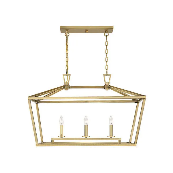 Product Image 1 for Townsend 3 Light Linear Chandelier from Savoy House 