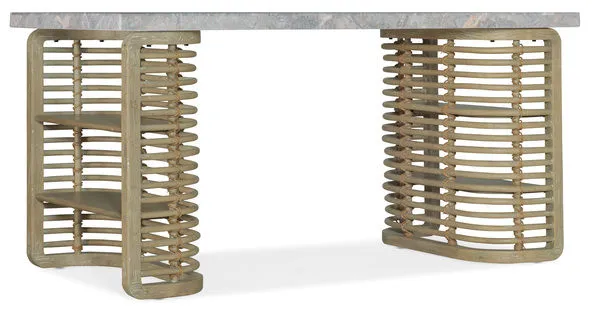 Product Image 4 for Surfrider Pecan Veneer & Stone Writing Desk from Hooker Furniture