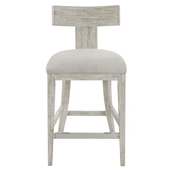 Product Image 1 for Idris Whitewash Pine Counter Stool from Uttermost